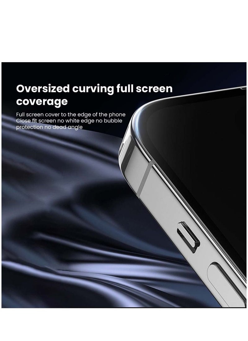 Brave - Premium 9H Tempered Glass Screen Protector for iPhone 13 Pro 6.1inch Unbreakable Edge to Edge Coverage Bubble Free HD Clear  Anti-Scratch  Anti Crack  Easy Installation Including Easy Align Tray - Image 1