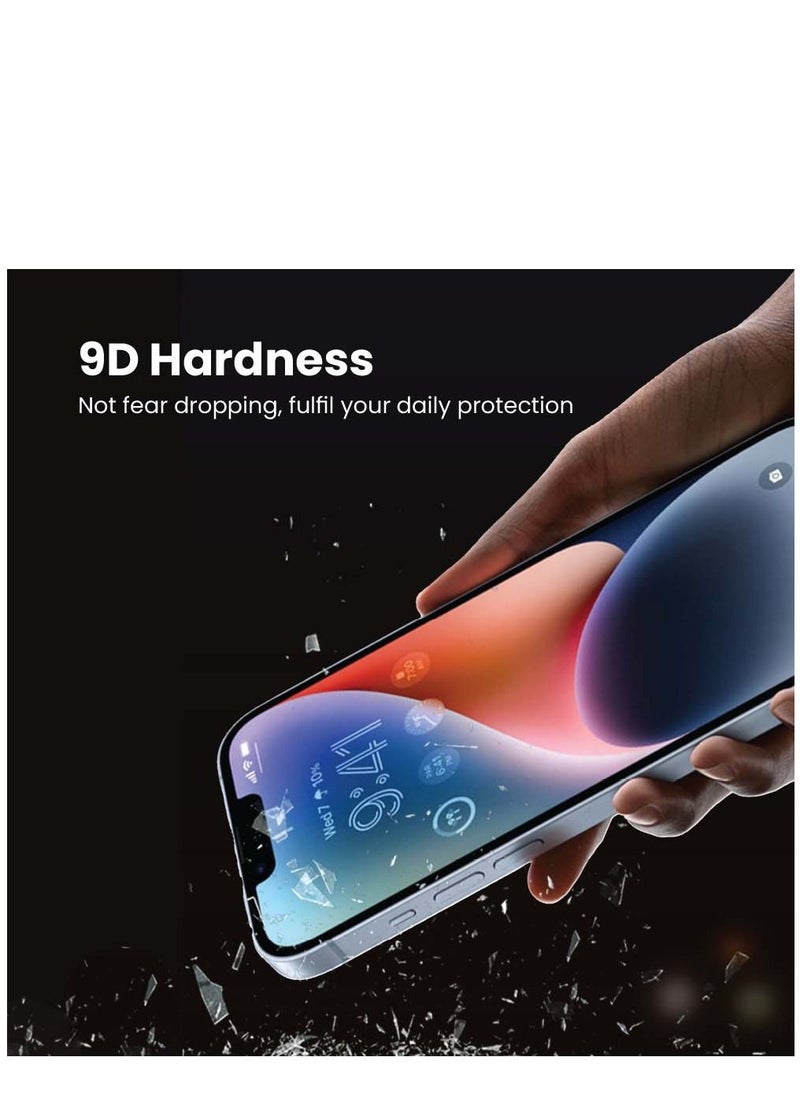 Brave - Premium 9H Tempered Glass Screen Protector for iPhone 13 Pro 6.1inch Unbreakable Edge to Edge Coverage Bubble Free HD Clear  Anti-Scratch  Anti Crack  Easy Installation Including Easy Align Tray - Image 1