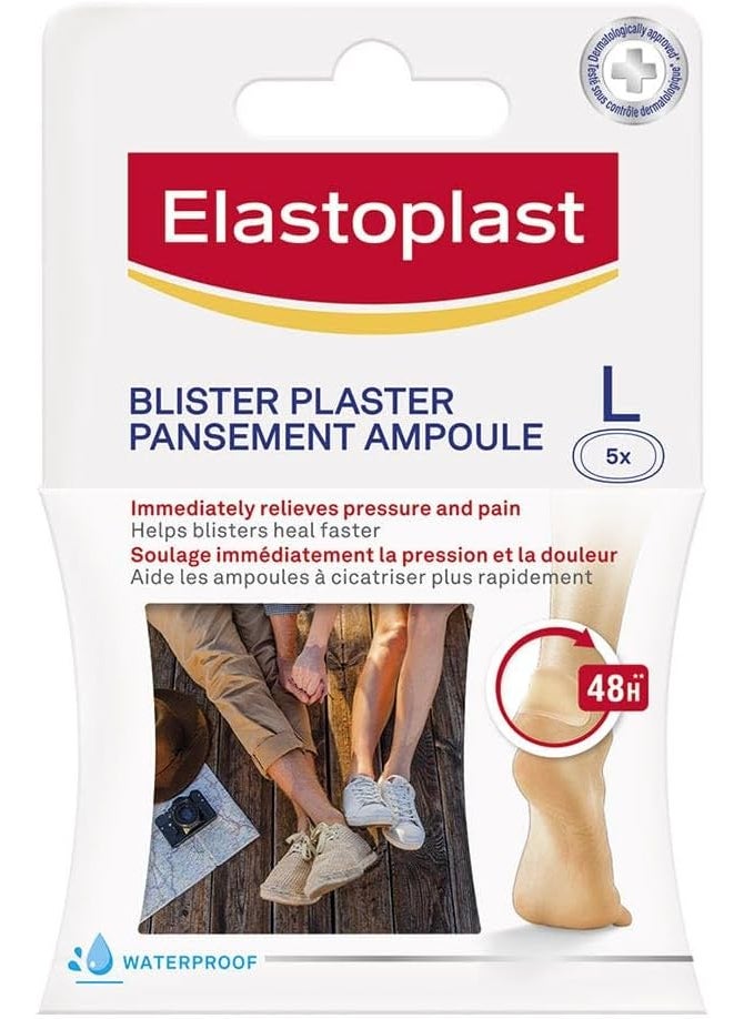 Elastoplast Elastoplast Blister Large Plasters - Pack of 5 Plasters 