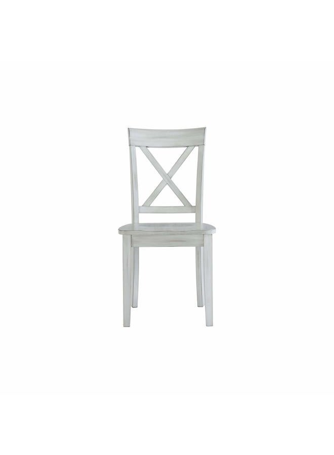 Boraam Jamestown Dining Chair, Set of 2, White Wash - Image 4