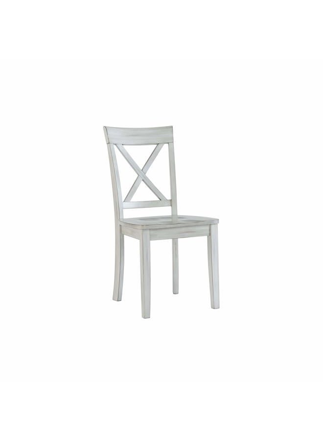 Boraam Jamestown Dining Chair, Set of 2, White Wash - Image 3