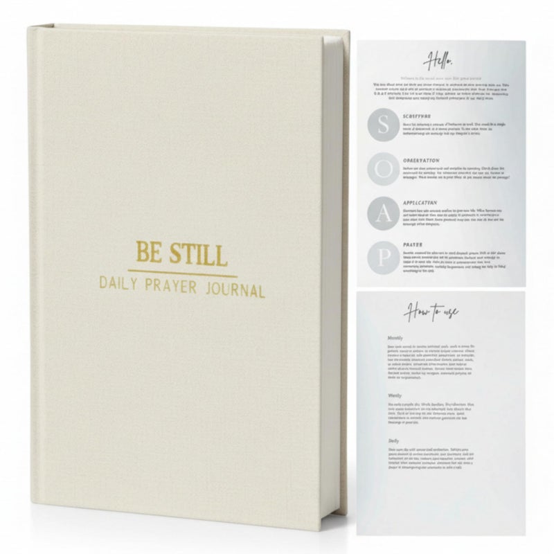 ilohaus Bible Journal & Prayer Journal for Woman â€“ 180-Day Bible Study, Christian Journal for Women, Scripture & Sermon Notes Notebook, Bible Journal Women for Daily Prayer & Faith Reflection - Image 1