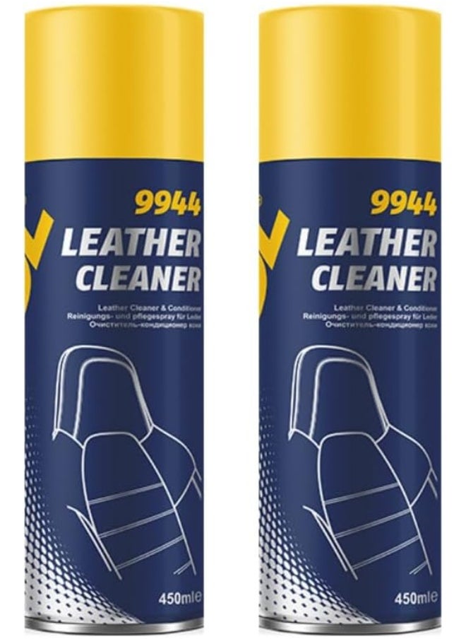 HTE Mannol Germany 2 Pack 9944  Interior Leather Cleaner Spray  450 Ml  - Image 1