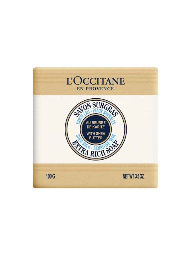 L'OCCITANE Shea Milk Sensitive Skin Extra Rich Soap 3.50 oz  - Image 1