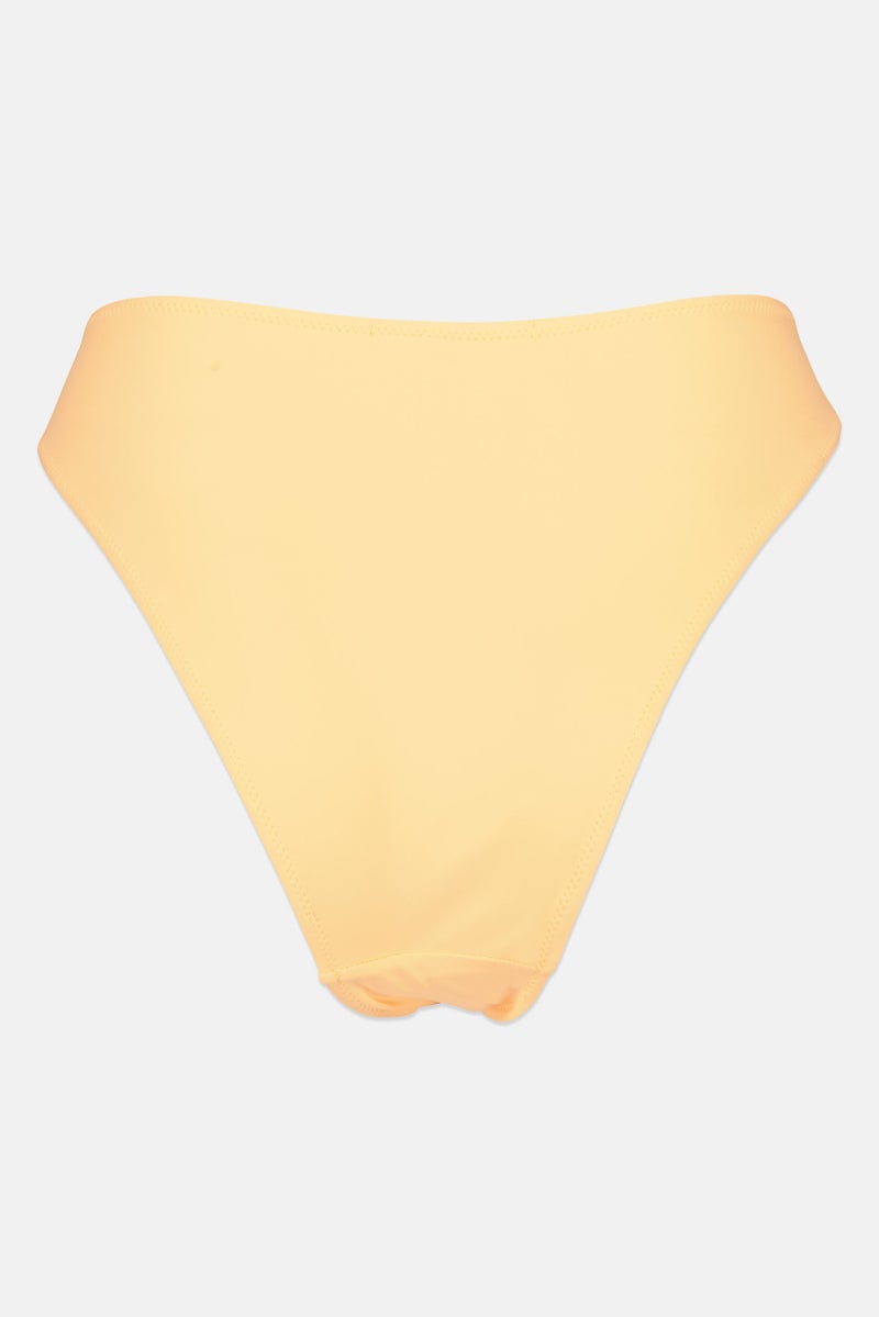Missguided Women Plain Bikini Bottom, Light Orange - Image 3