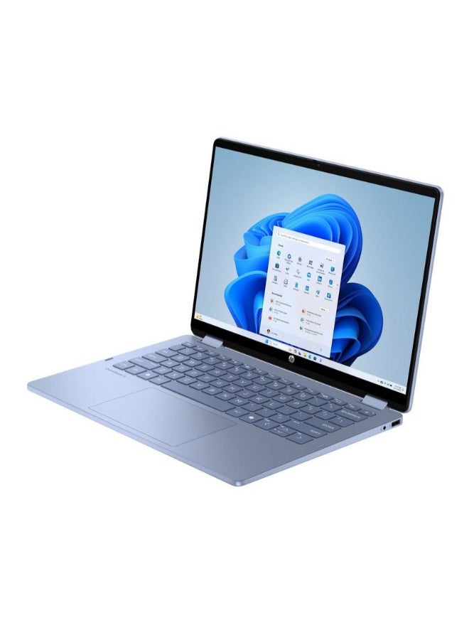 HP OmniBook 5 Flip x360 Laptop With 14 Inch WUXGA (1920x1200) Display, Core Ultra 7 355 Processor/16GB RAM DDR5/51GB SSD/Intel Graphics/Windows 11 Home/ English/Arabic Sky Blue - Image 2