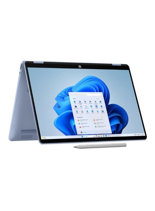 HP OmniBook 5 Flip x360 Laptop With 14 Inch WUXGA (1920x1200) Display, Core Ultra 7 355 Processor/16GB RAM DDR5/51GB SSD/Intel Graphics/Windows 11 Home/ English/Arabic Sky Blue - Image 4
