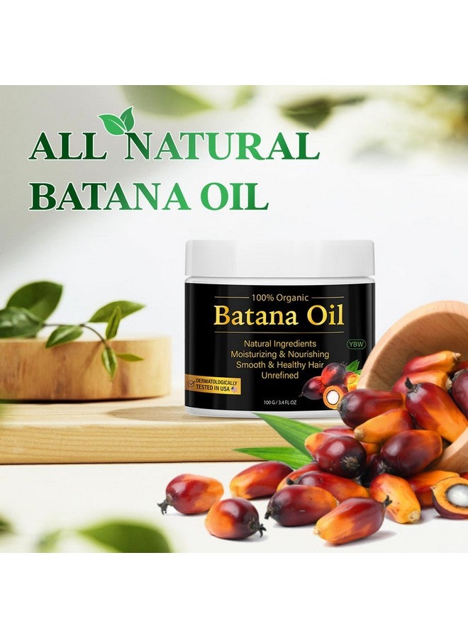YBW 100% Natural Raw Batana Oil For Hair Growth Dr. Sebi Hair Oil From Honduras Prevent Hair Loss Eliminates Split Ends For Men & Women - Image 5