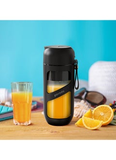 Vacuum Fresh Portable Juicer & Smoothie Blender 380ml Capacity, 1500mAh Built-in Battery, 18000 RPM Motor Speed, 3 Hours Charging Time, 10 Cups Full Charge Porodo LifeStyle - Black - pzsku/Z0987FD931542CF33271BZ/45/_/1734078681/3f23d62b-6a74-4399-8e39-4e545a662dff