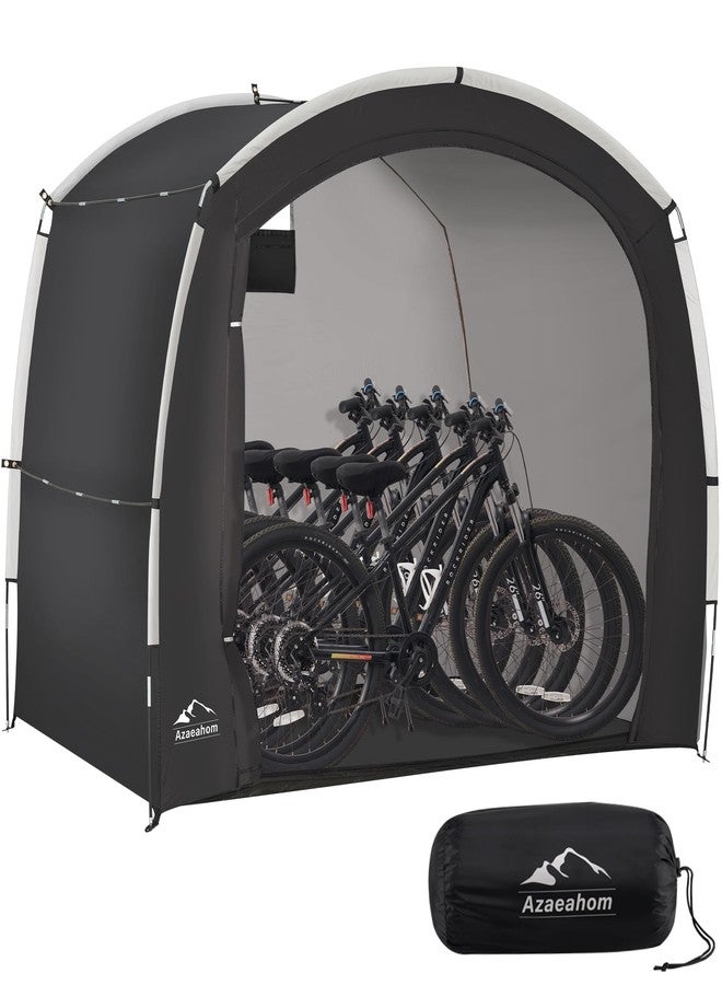 Azaeahom Bike Storage Shed Tent, Outdoor Bicycle Storage Shed, Waterproof Portable Bike Covers Shelter, 7.2x4.9x6.1ft Large Garage Tent for Motorcycle, Garden Tools, Lawn Mower - Image 1