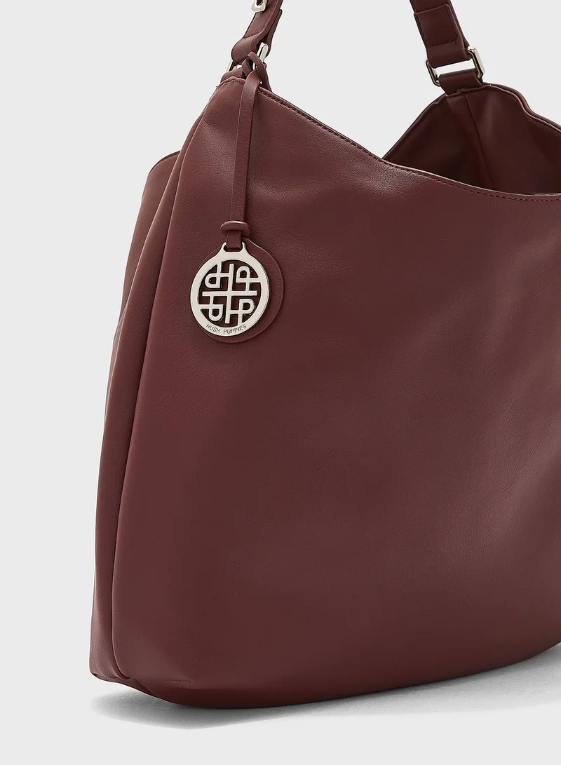 Hush Puppies Top Handle Hobo Bag