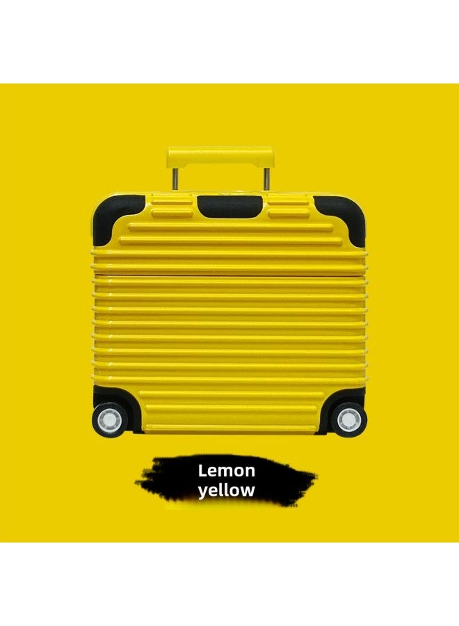 Digital Computer/airpods Case Airpods Case Protective Cover Shell Shockproof Drop-proof Durable Tpu Material-Color:Luggage Protective Cover (lemon Yellow)-Applicable Model:Airpods Pro/Pro2  - Image 1