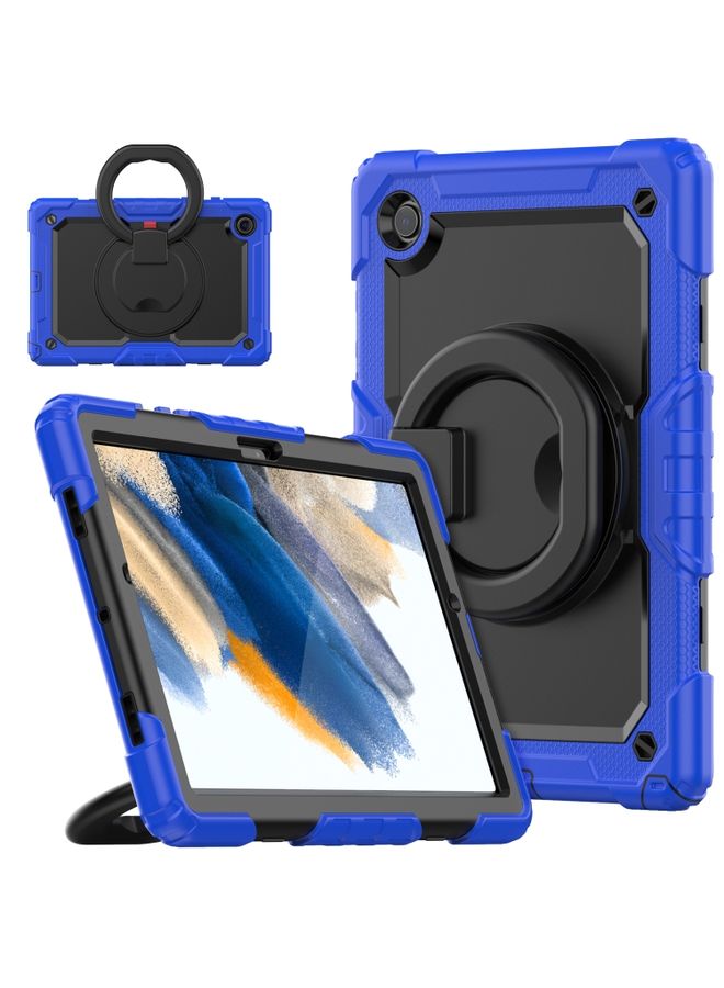 HuHa Case Cover For Samsung Galaxy Galaxy Tab A8 Bracelet Holder Silicone + PC Tablet Case Blue 