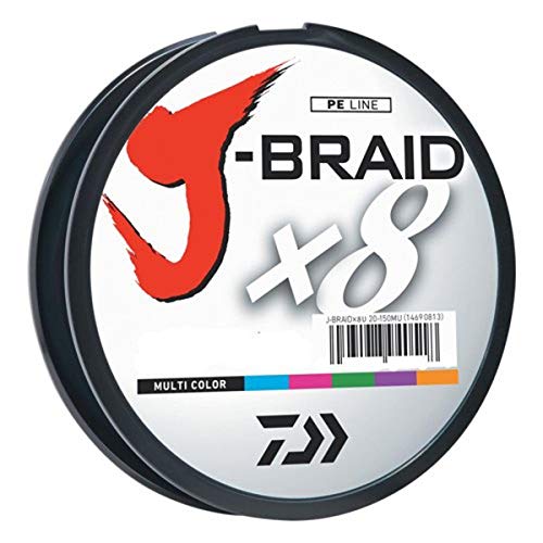 Daiwa جي-برايد إكس 8، بكرة تعبئة 500 ياردة، متعددة الألوان، قطر أحادي = 16 رطل. - Image 3