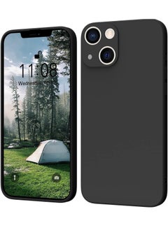 MIGOFAST iPhone 13 Mini 5.4 inch Silicone Case  Soft Ultra Slim Shockproof Back Cover Full Body Protection Easy To Disassemble Black  - Image 1