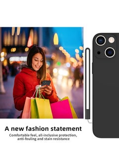 MIGOFAST iPhone 13 Mini 5.4 inch Silicone Case  Soft Ultra Slim Shockproof Back Cover Full Body Protection Easy To Disassemble Black  - Image 5