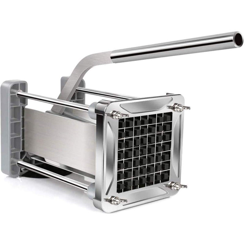 Sopito French Fry Cutter, Sopito Professional Potato Cutter Stainless Steel with 1/2-Inch Blade Great for Potatoes Carrots Cucumbers  - Image 1