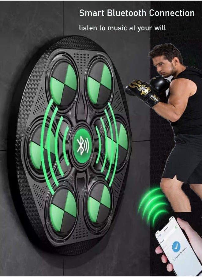 Super ZYouth Smart Electronic Music Boxing Machine for Men with Gloves Toy Wall Mounted Boxing Machine Smart Boxing Target, Wall Mounted Punching Bag Punching Equipment for Boxing Training  - Image 3