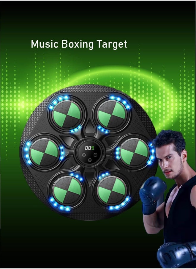 Super ZYouth Smart Electronic Music Boxing Machine for Men with Gloves Toy Wall Mounted Boxing Machine Smart Boxing Target, Wall Mounted Punching Bag Punching Equipment for Boxing Training  - Image 2