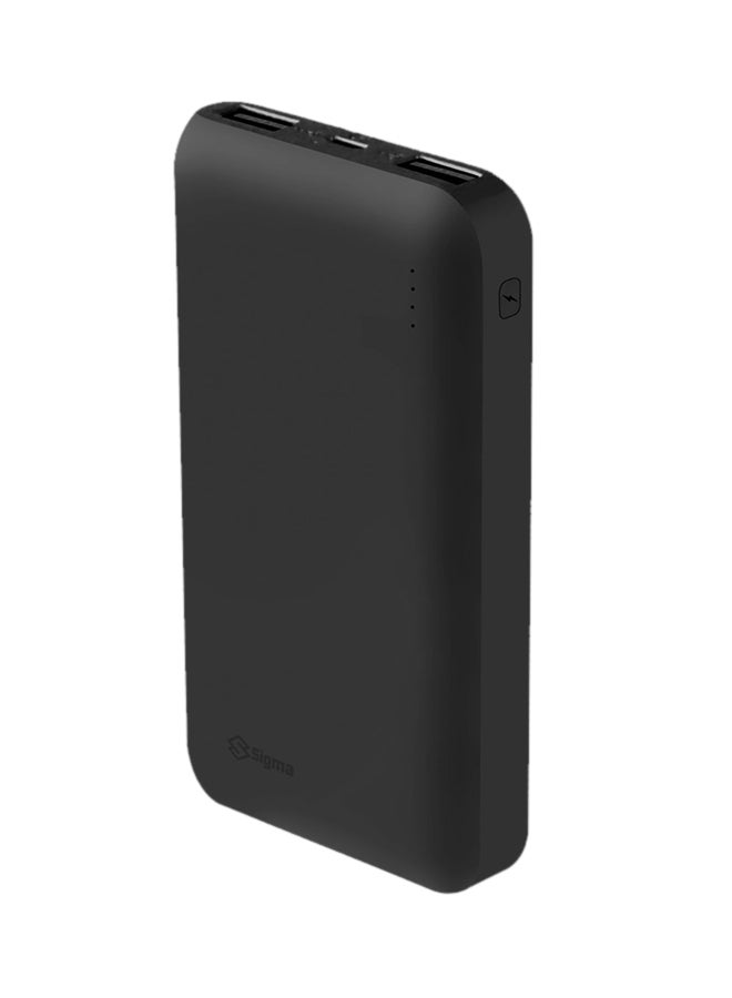 SIGMA 15000 mAh Polymer Power Bank Black - Image 1