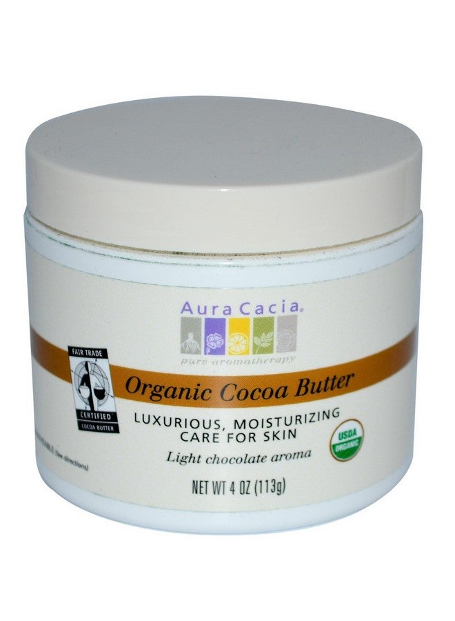 Aura Cacia Natural Cocoa Butter 4 Ounce (113 G)