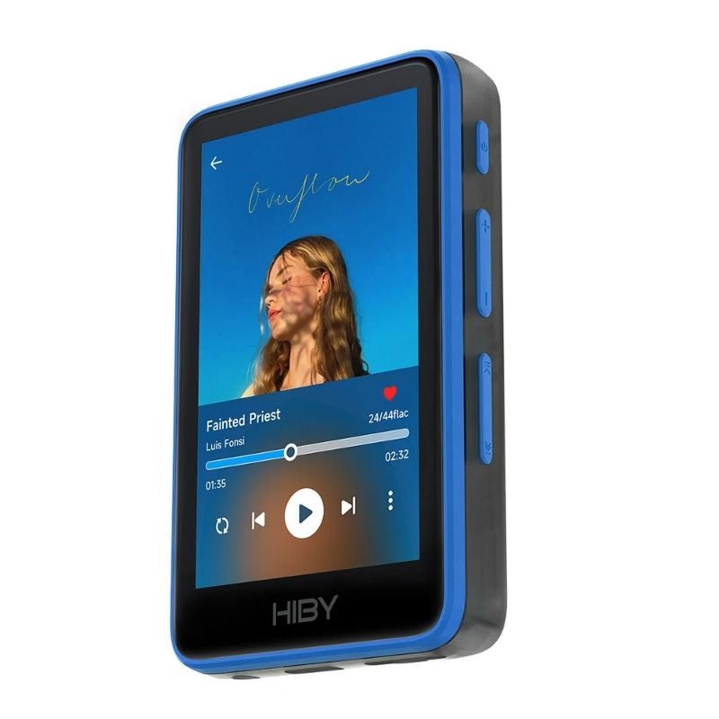 HiBy R1 HiFi MP3 Music Player, USB Dac, WiFi Bluetooth 5.1, Dsd256 PCM384kHz/32bit, X1600e Cs43131 Mseb Web Radio, 3.5mm Output, Blue - Image 1