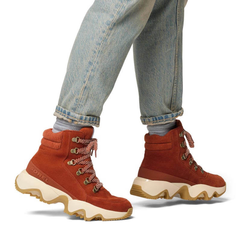 SOREL Women's Kinetic Impact Conquest Plus Waterproof Boot - Sanguine, Jet - 8 - Image 2