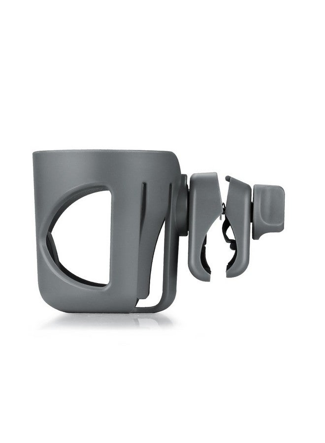 accmor حامل أكواب أكمور العالمي، حامل أكواب لعربة الأطفال، حامل زجاجات كبير بقطر 360° دوار مصمم لعربة الأطفال، دراجة، كرسي متحرك، مشاية، سكوتر، رمادي - Image 2