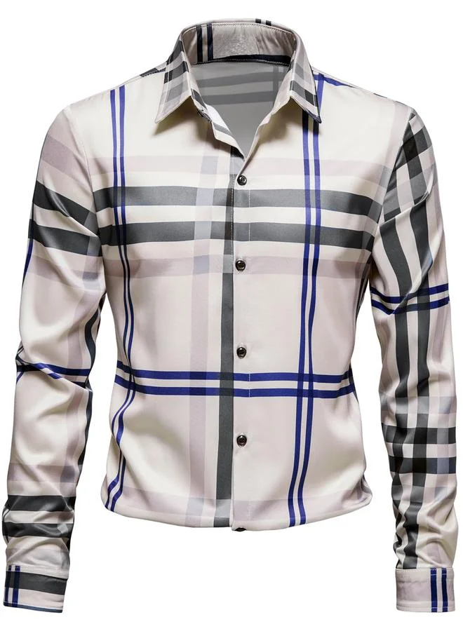 Take Two Men Plaid Long Sleeve Shirt