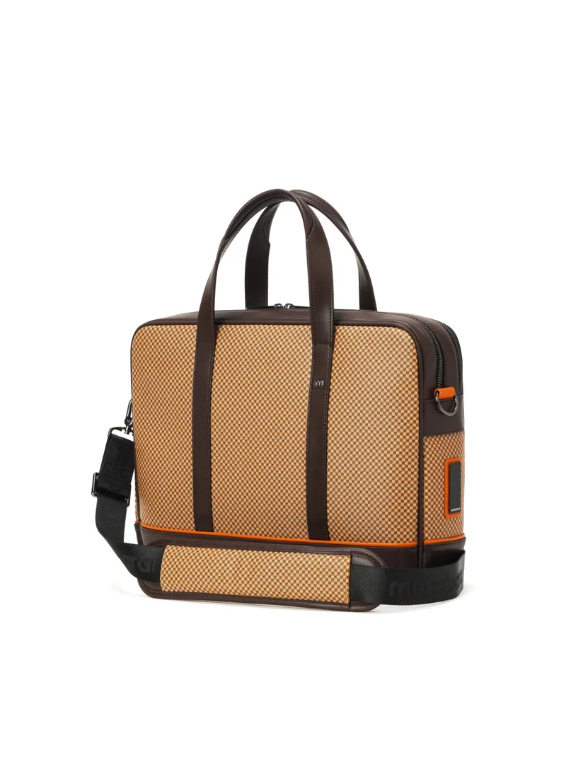 Mokobara The Teppanyaki Briefcase - Premium Coated Canvas | Tofu, White