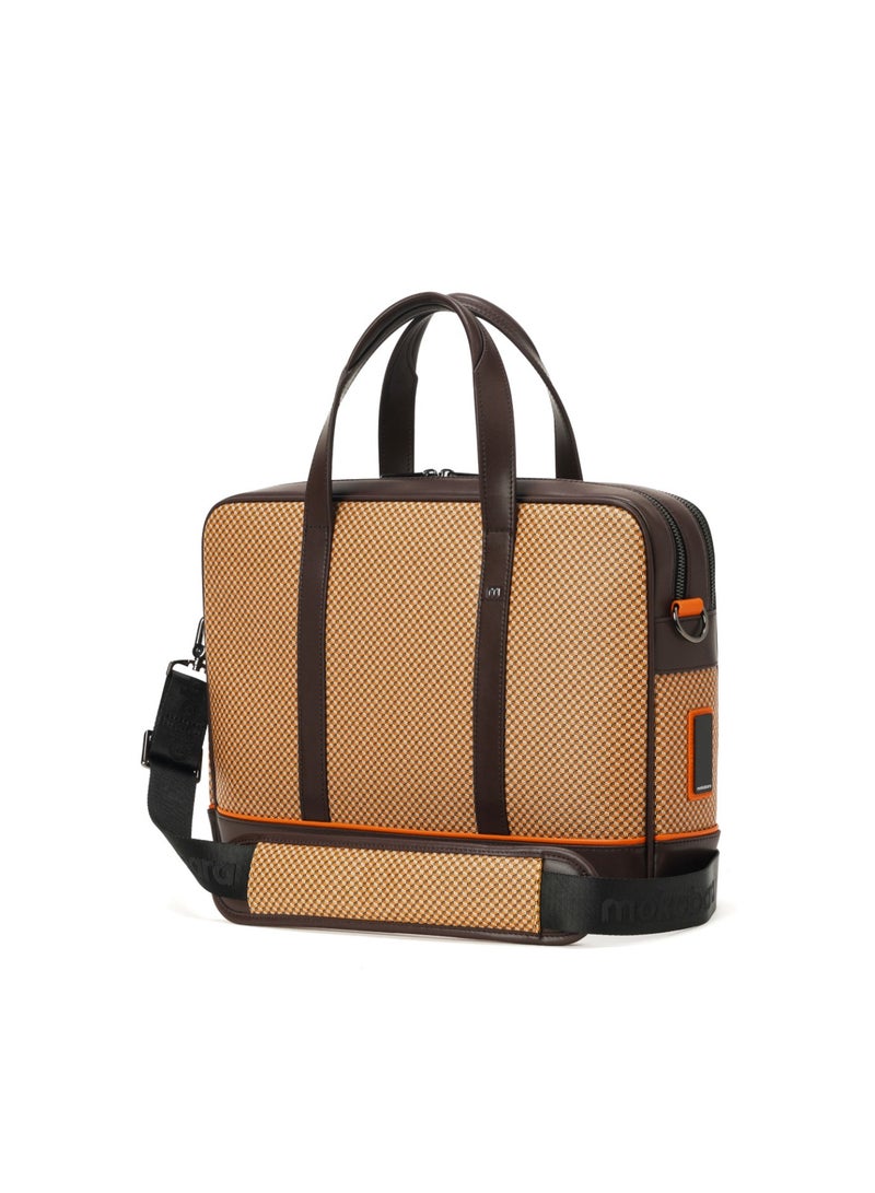 Mokobara The Teppanyaki Briefcase - Premium Coated Canvas | Tofu, White  - Image 1