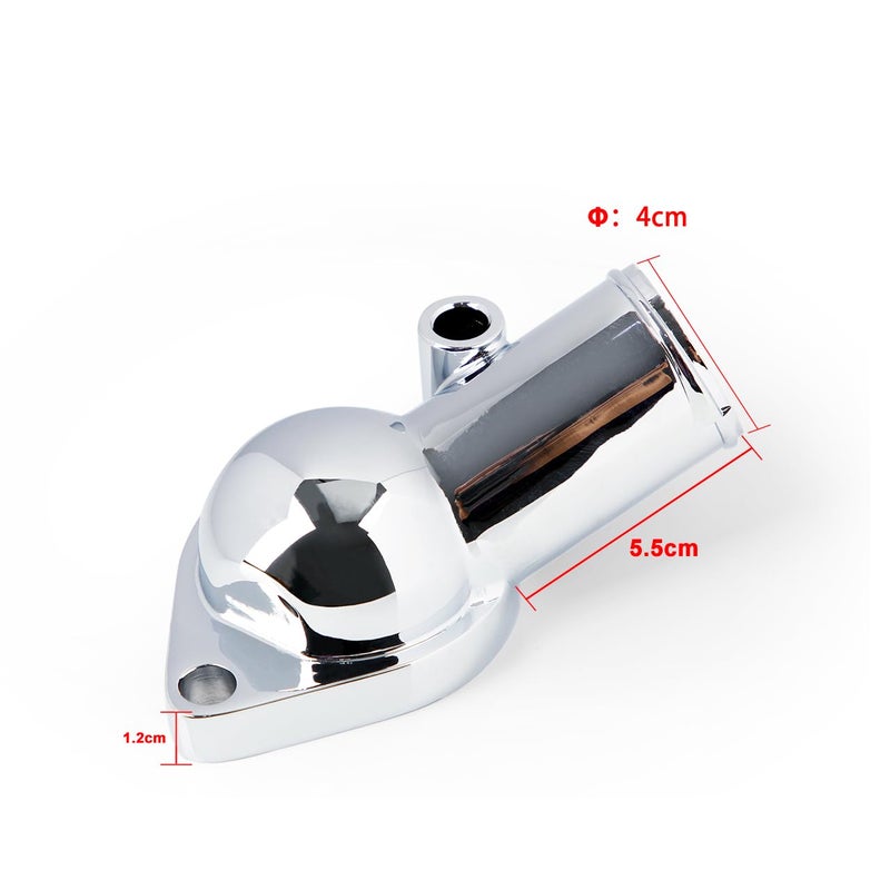 CarBole 21 Degree Chrome Water Neck Thermostat Housing Fit For Chevy V8 5.7L 350 454 Small Big Block - Image 3