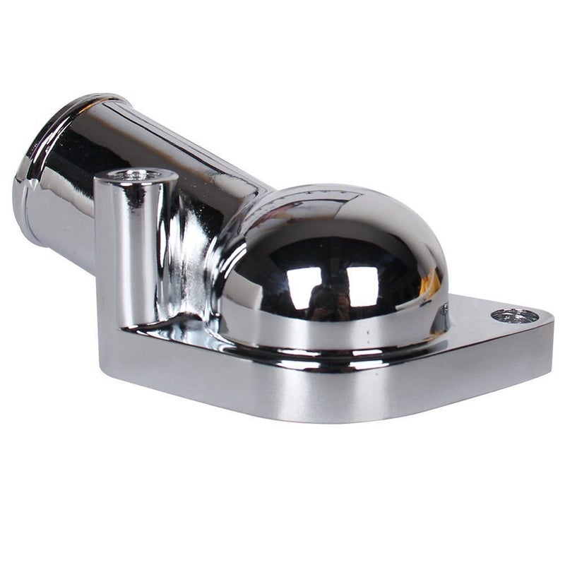 CarBole 21 Degree Chrome Water Neck Thermostat Housing Fit For Chevy V8 5.7L 350 454 Small Big Block - Image 2