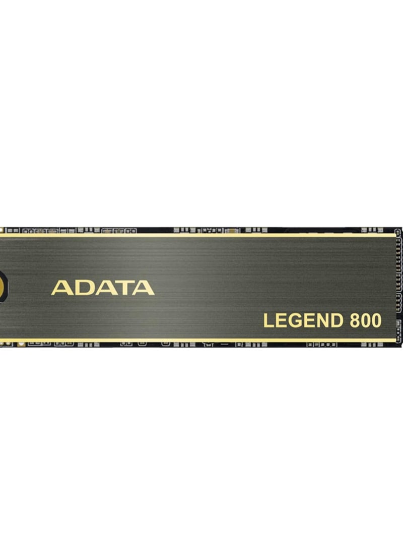ADATA - ADATA 1TB SSD Legend 800, NVMe PCIe Gen4 x 4 M.2 2280 Internal Solid State Drive, Speed up to 3,500MB/s, Storage for PC and Laptops, High Endurance with 3D NAND - Image 1