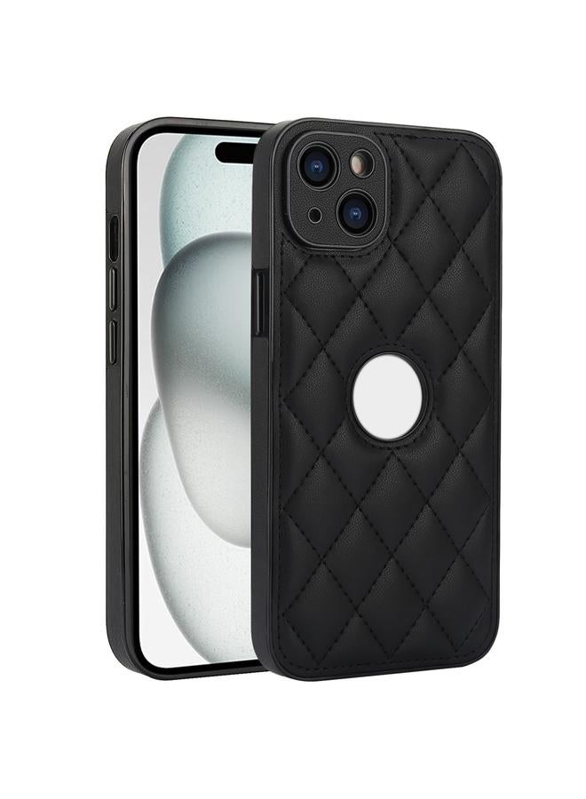 اس-توب جراب هاتف iPhone 15 بغطاء خلفي من الجلد المعيني - Image 1