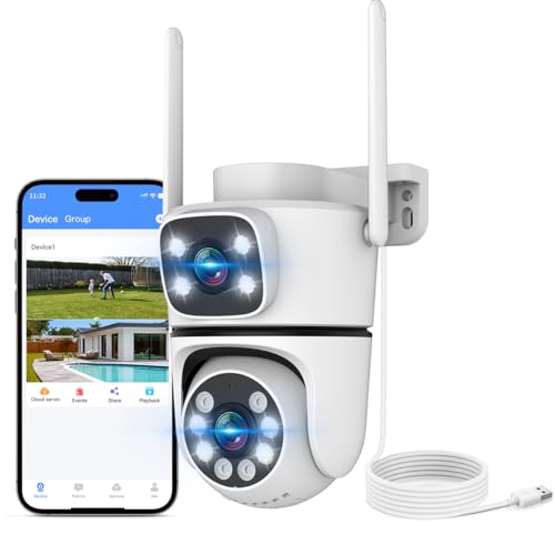ohwoai Ohwoai Dual View Wireless Outdoor Security Camera 2