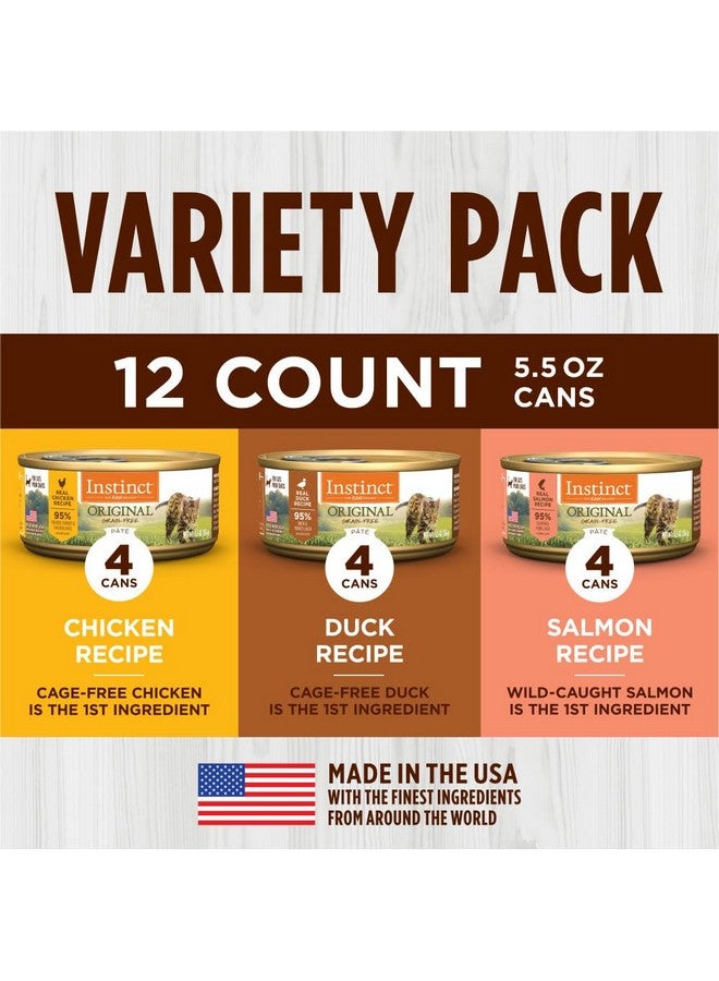 غريزة طعام القطط الرطب الأصلي "إنستينكت" باتيه، خالي من الحبوب - عبوة متنوعة، علب ٥٫٥ أونصة (عبوة من ١٢ علبة) - Image 4