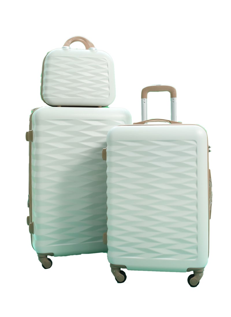 MORANO - 4-Piece ABS Spinner Luggage Trolley Set - Image 1