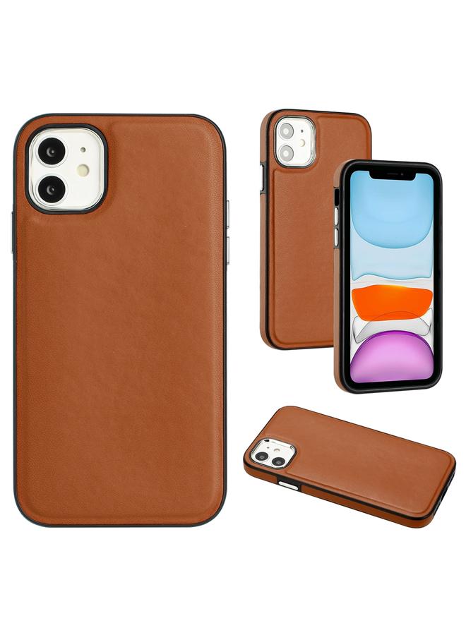 Zaboon Case For iPhone 12 Leather Texture Full Coverage Phone Case - Image 1