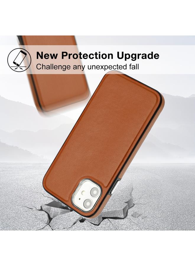 Zaboon Case For iPhone 12 Leather Texture Full Coverage Phone Case - Image 3