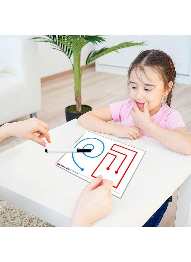KIDWILL - KIDWILL 2-in-1 Brain Training Games, Finger Maze & Pen Control for Logical Thinking, Creativity-Perfect for Kids & Adults, Memory Card Game, Left and Right Brain Development, Learning Puzzle Workbook - Image 1