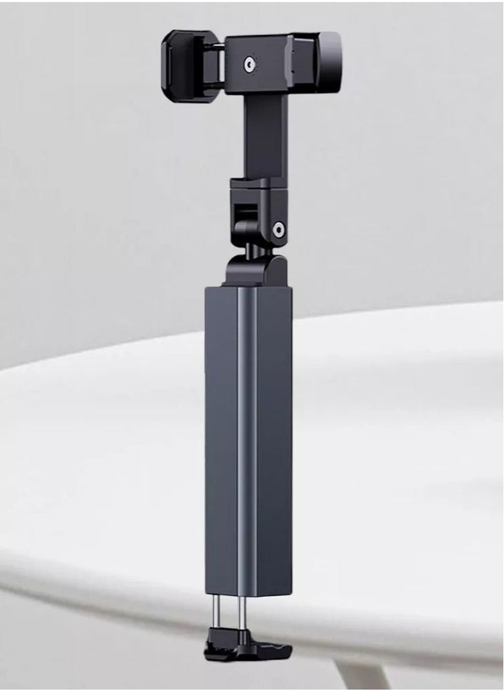 JAJEEK - Airplane Phone Mount – Travel Must-Have Foldable Phone Stand with 360° Rotation, Pocket-Sized Holder for Airplane Seat Back, Tray Table, Car Back Seat & Trunk, Portable & Hands-Free Viewing - Image 1