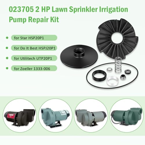USSKYBOY 023705 Lawn Sprinkler Irrigation Pump Repair Kit 2 HP Fits for Star HSP20P1 for Do It Best HSPJ20P1 for Utilitech UTP20P1 and for Zoeller 1333006 - Image 3