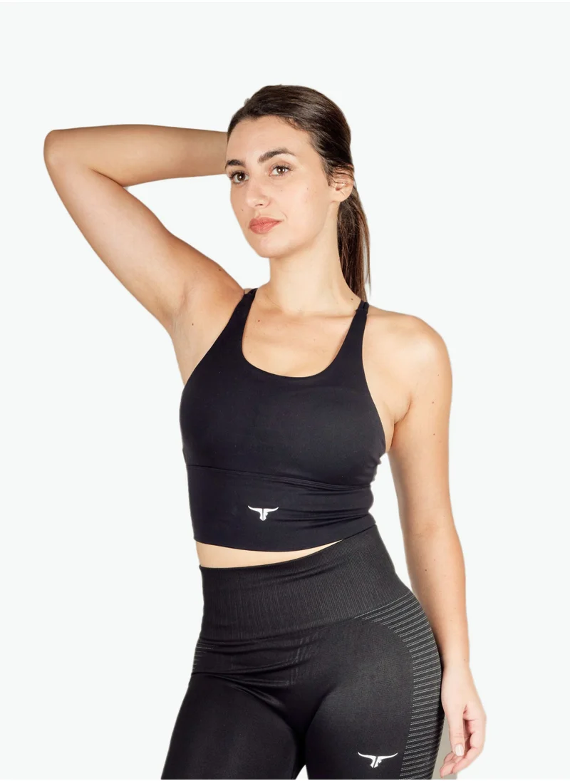 THUGFIT THUGFIT AeroFit High-intensity Long Line Sports Bra - Black