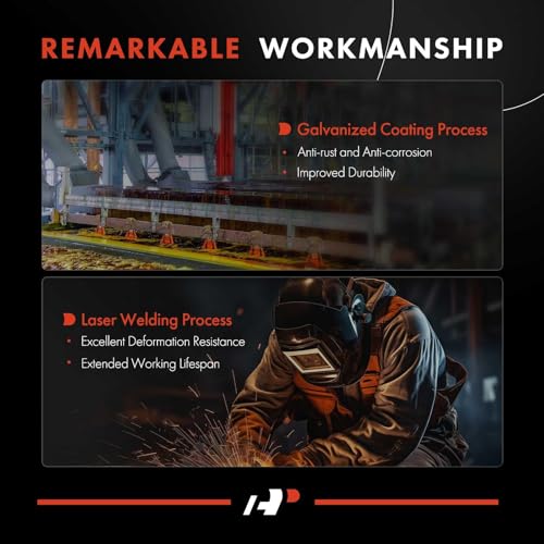 A-Premium Rear Brake Shoes Set Compatible with Hyundai Elantra 2017-2019, Accent 2012-2017, Venue 2020, 4-PC - Image 5