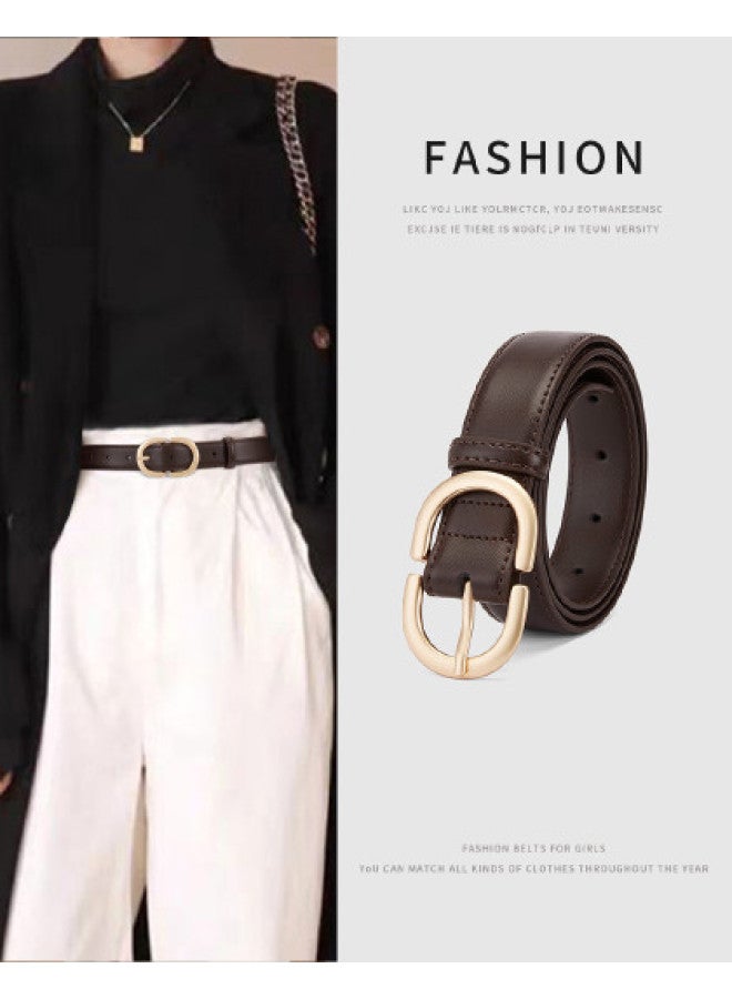 St&Sat Valentine's Day Gifts, Retro Buckle Belt For Jeans And Trousers, Casual And Versatile Design With Pin Buckle - Image 1