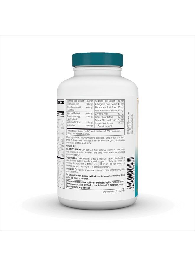 Source Naturals Wellness Formula Bio-Aligned Vitamins & Herbal Defense - Immune System Support Supplement & Immunity Booster* - 180 Tablets - Image 3