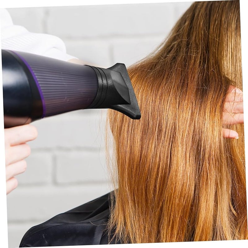 2 Pcs Heat Resistant Plastic Hair Dryer Nozzle Attachment Comb Diffuser For All Hair Types - Image 3
