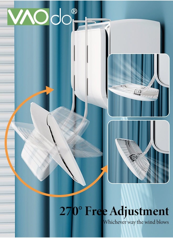 VAOdo Retractable Air Conditioner Air Deflector Matches 99% of Air Conditioner Models Air Conditioner Baffle Air Conditioner Accessory Thick Material Easy Installation  - Image 2