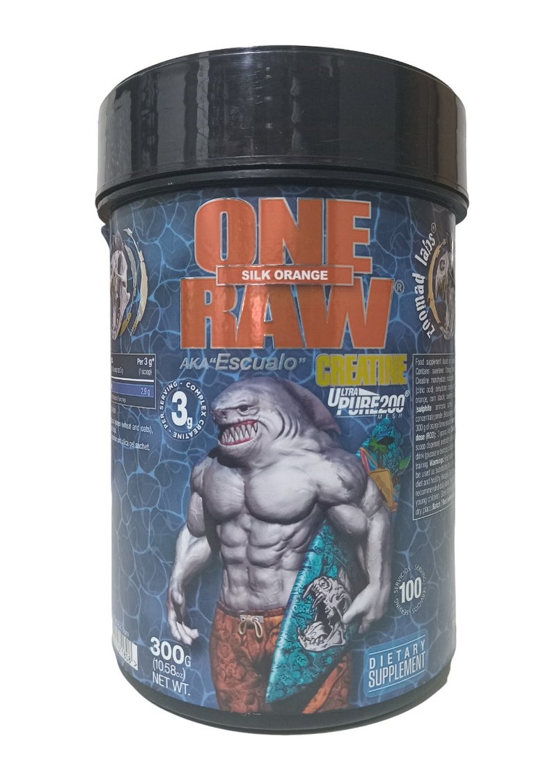 zoomad labs Zoomad Labs One Raw Creatine Silk Orange 300g  - Image 1
